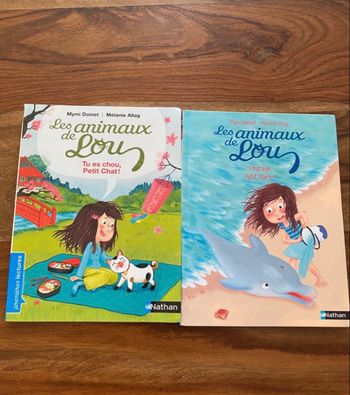 Lot livres les animaux de Lou