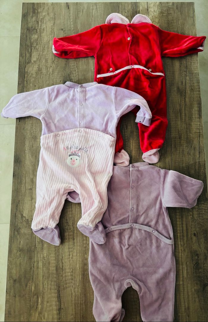 Lot de 3 pyjamas 3M - photo numéro 2