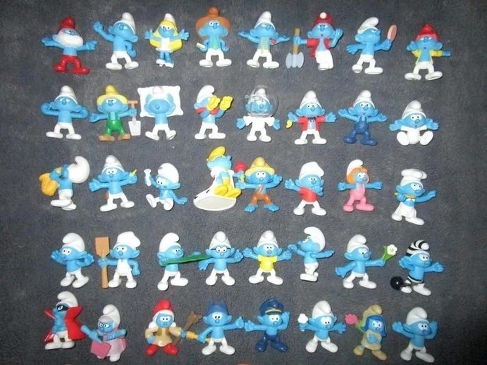 Très gros choix parmi les 60 Figurines Schtroumpf Mcdo, 1€ pièce - photo numéro 2