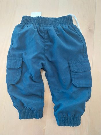Pantalon jogging bébé 6 mois bleu marine