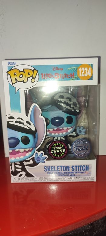 Funko pop skeleton stitch chase Disney 