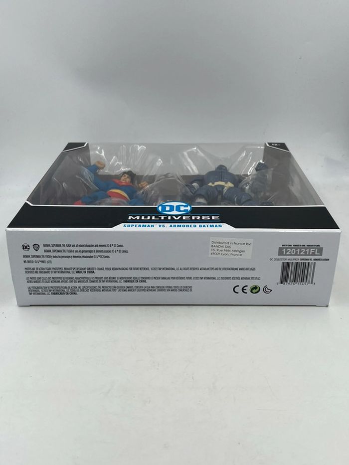 Coffret figurines Dc SuperMan Vs Armored Batman Mac Farlane neuf - photo numéro 5