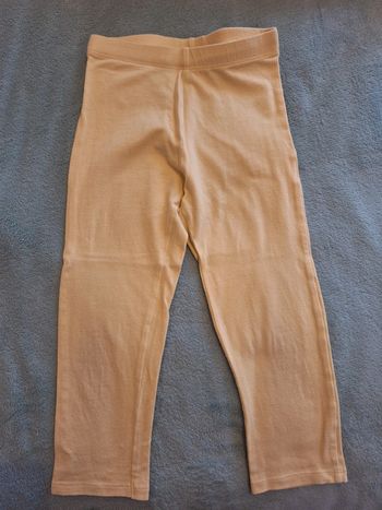 Legging court jaune