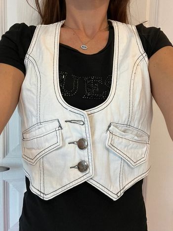 Haut sans manche/gilet sans manche/ gilet barman Jennyfer Taille M