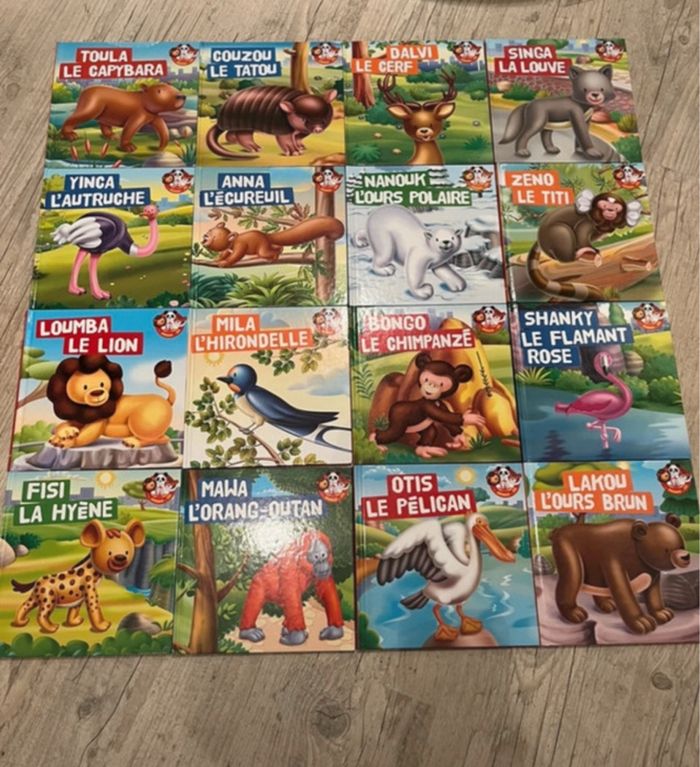 Collection livres mes animaux du zoo