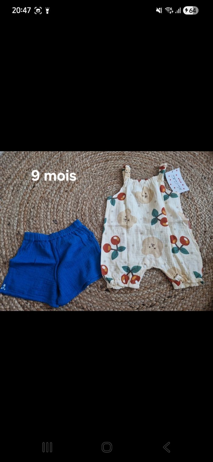 Lot vêtements bébé fille taille 9 mois - photo numéro 3
