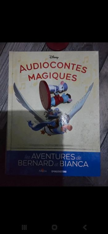 Livre et figurine 32 des audiocontes Magiques altaya audio conte audio compte disney