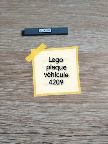 Lego plaque véhicule 4209