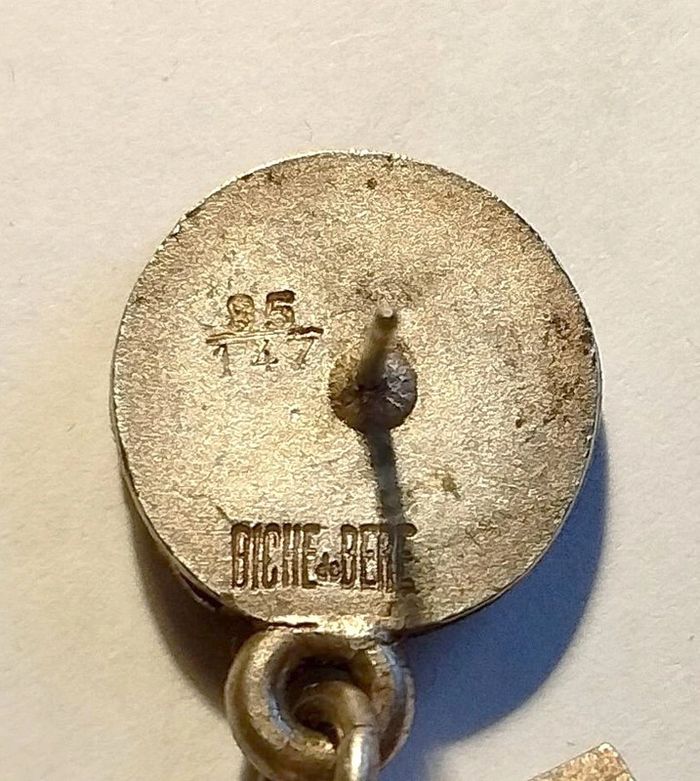Boucles d'oreilles Biche de Bere argentées - photo numéro 6