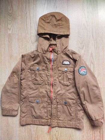 Parka légère à capuche marron Pataugas