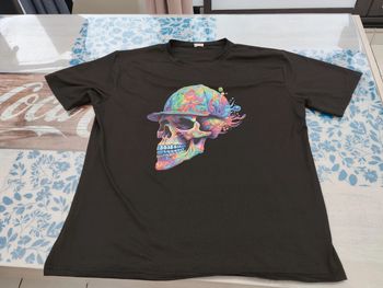 Tee shirt tête de mort XL