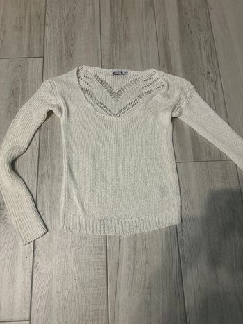 Pull en maille ajouré