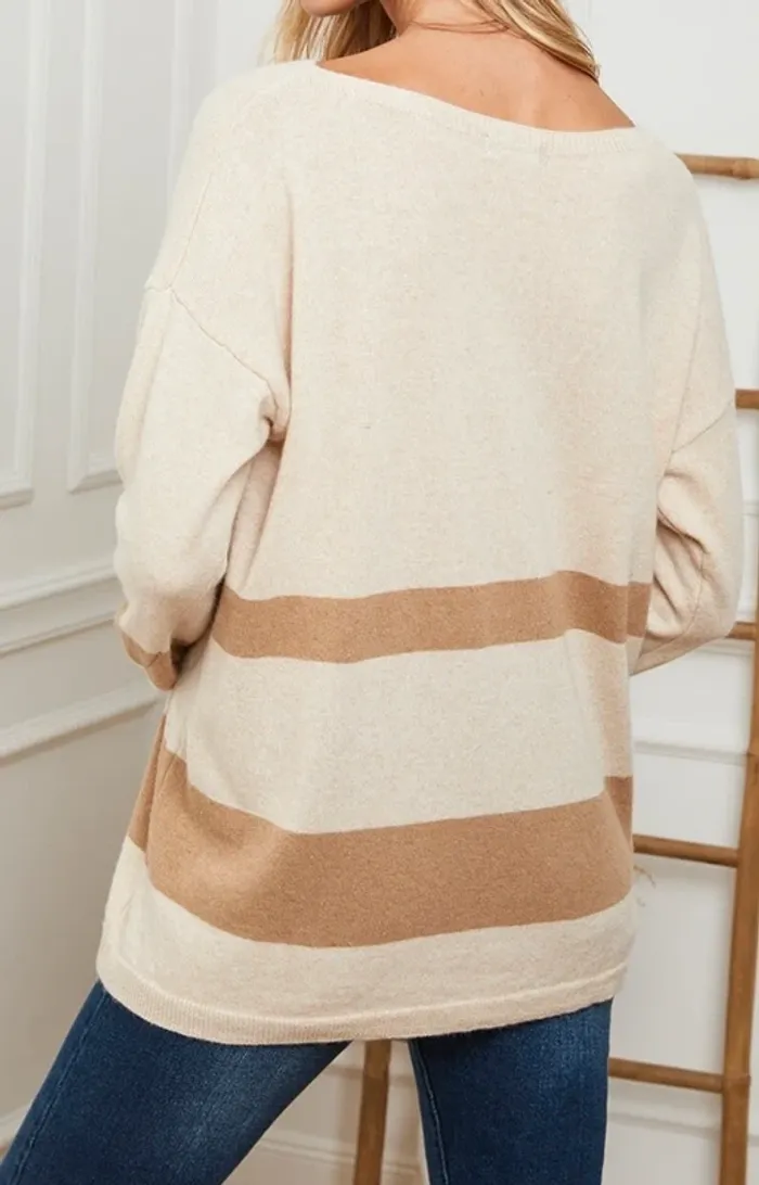 Joséphine pull enova beige taille L.40 Laine et cachemire . - photo numéro 3