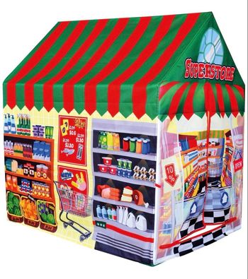 Tente d’intérieur « supermarché »