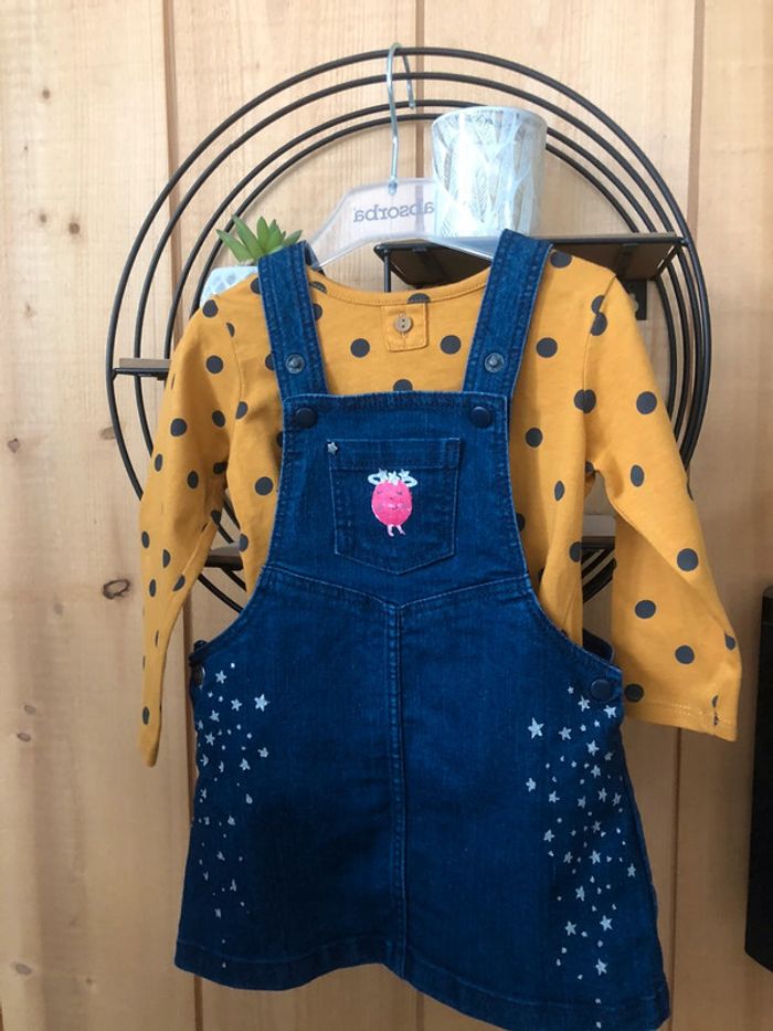 Robe et tee-shirt 9 mois