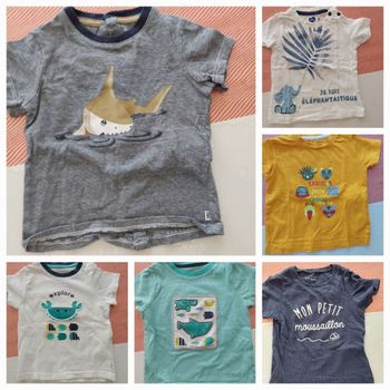 Lot de 6 tee-shirt 6mois