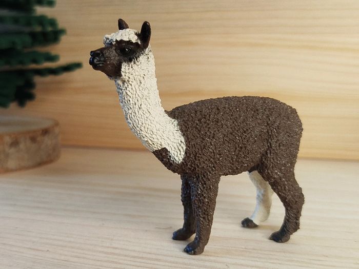 Schleich lama marron et beige - photo numéro 2