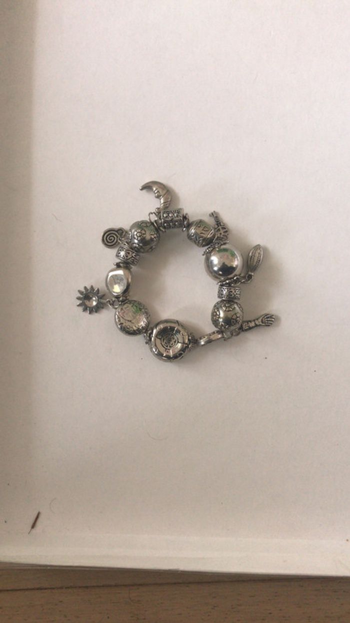 bracelet fantaisie métallique - photo numéro 4