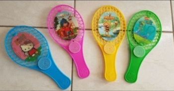 4 mini raquettes