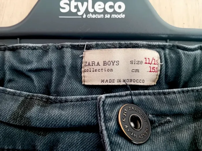 Jean skiny militaire zara 11-12 ans - photo numéro 2