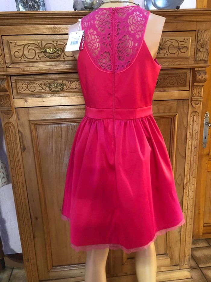 Robe rose soyeuse Naf naf