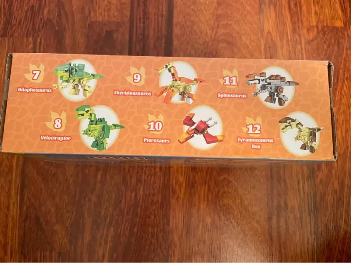 [NEUF] Bloc de construction animaux 12 en 1, thème dinosaures jouet éducatif pour enfants - photo numéro 7
