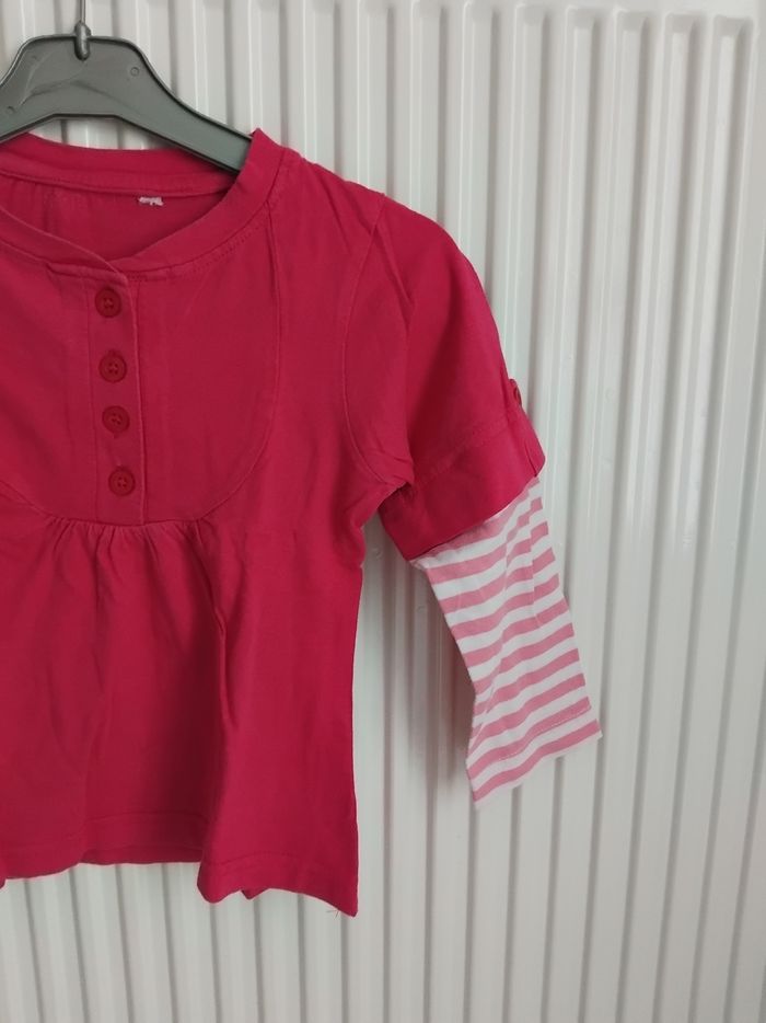 T shirt manches longues fille 3 ans - photo numéro 4