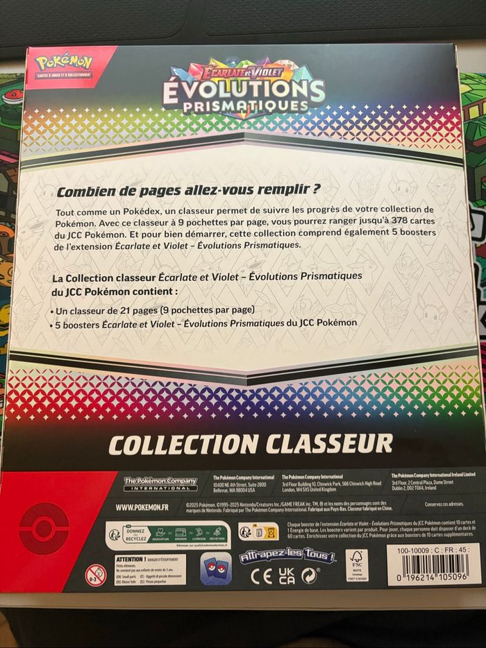 Coffret classeur ev8.5 évolutions prismatiques - photo numéro 2