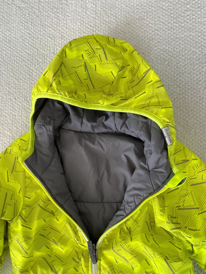 Veste de ski vert / jaune fluo réversible gris garçon Wedze 3 ans - photo numéro 2