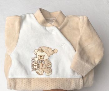 Pyjama velours Criaçoes Cristina Naissance