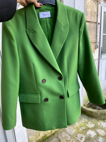 Veste blazer verte Zapa