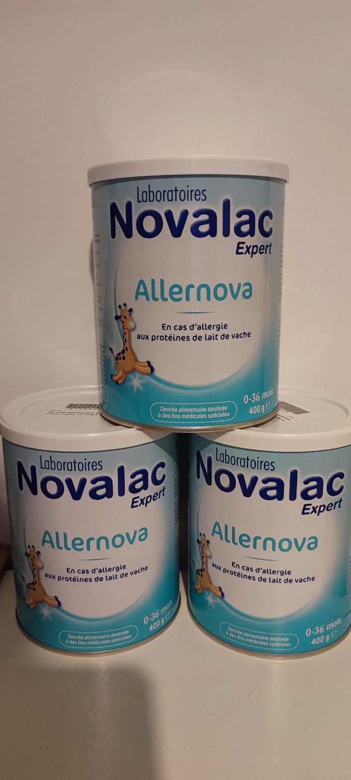Lot de 3 Lait novalac alernova