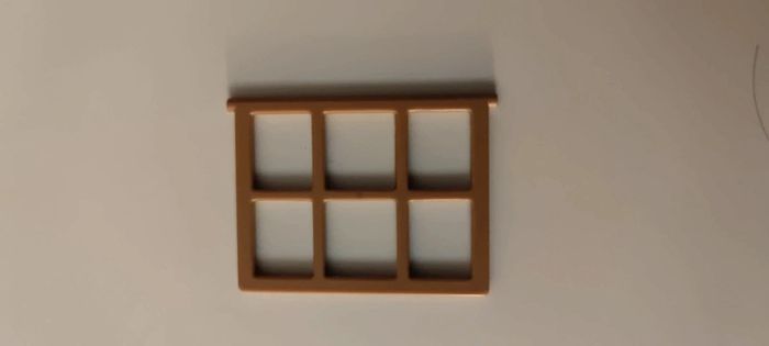 Playmobil 2 petites fenêtres marron - photo numéro 2