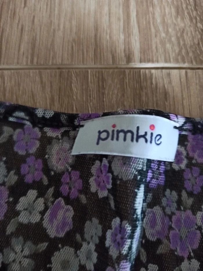 Blouse transparente fleurie - photo numéro 5