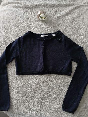 Boléro marine et brillant 10 an Okaidi