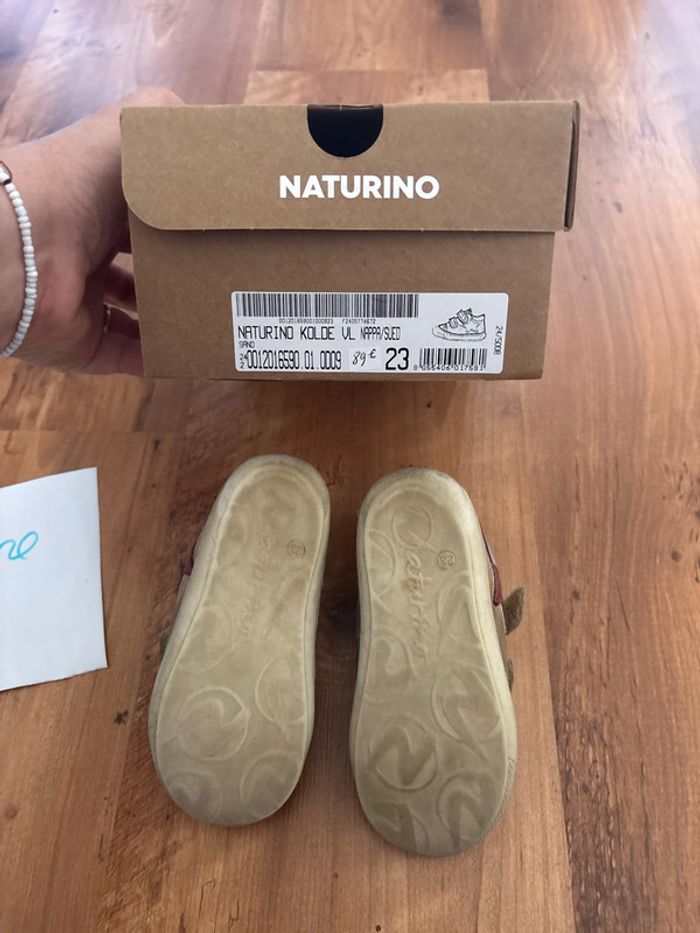 Chaussure Naturino en daim beige pointure 23 - photo numéro 5