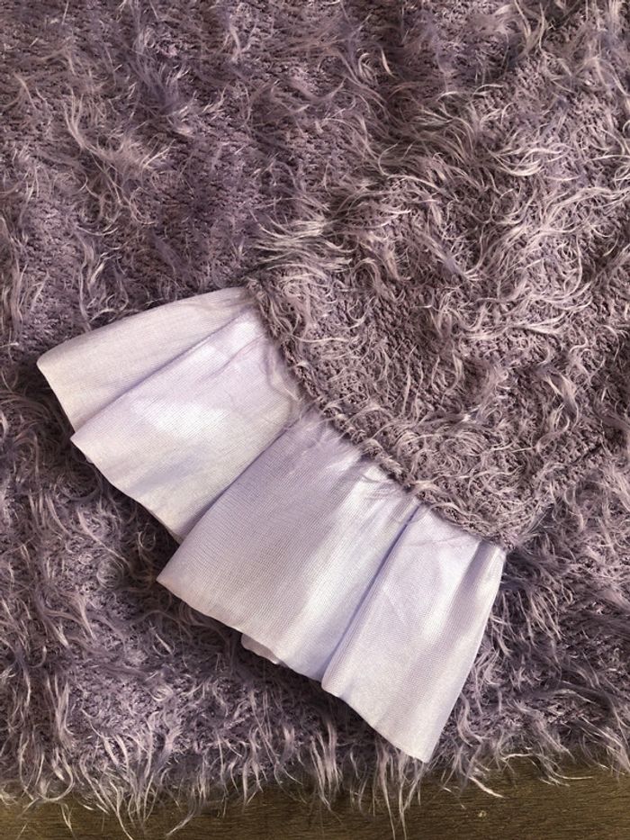 Pull lilas mango duveteux taille S - photo numéro 4