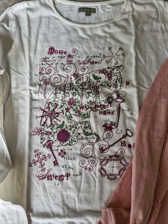 2 T-shirt manche longue fille - photo numéro 2
