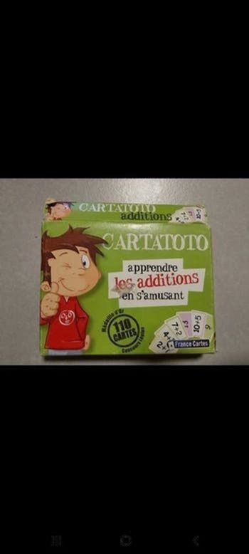 Cartatoto apprendre les additions