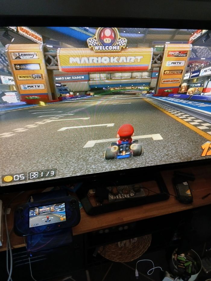 Wii u mario kart 8 inclus +splatoon+gamepad+câbles - photo numéro 10