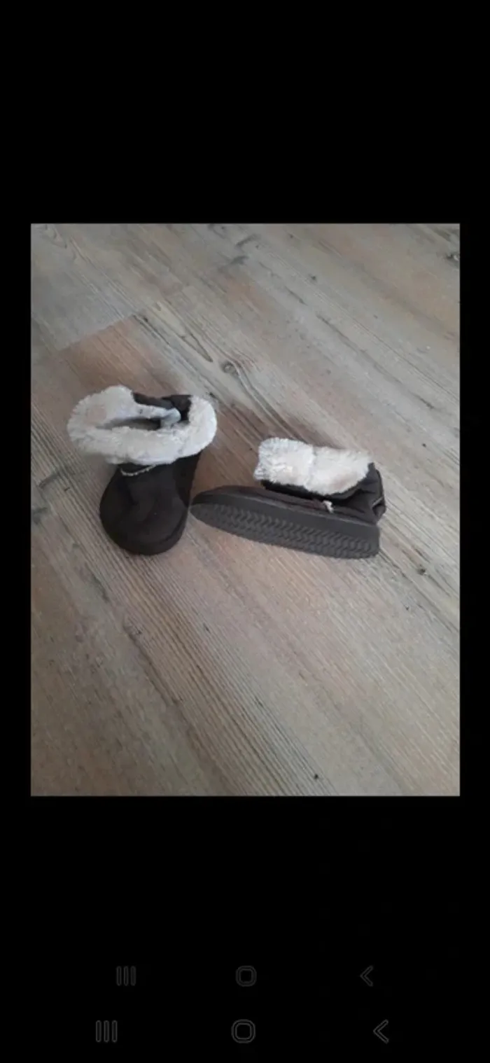 Bottines fourrées H&M marron Pointure 20