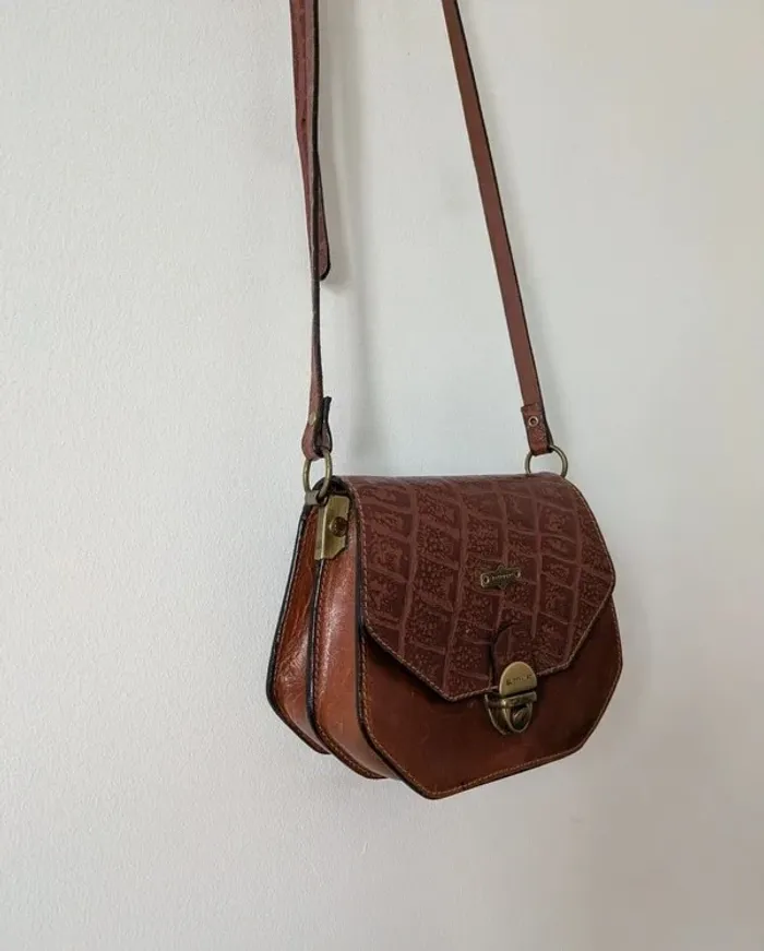 Petit sac à bandoulière en cuir - El Campero - photo numéro 3