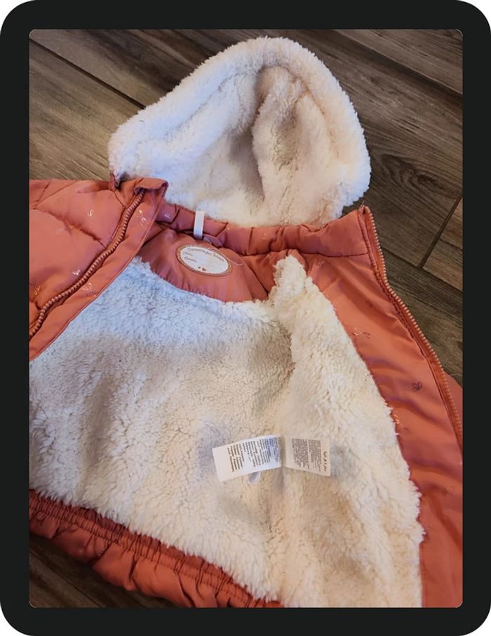 Blouson rose à capuche Orchestra Taille 18 mois - photo numéro 4