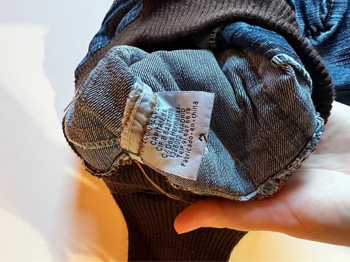Pantalon en jeans avec élastique - photo numéro 2