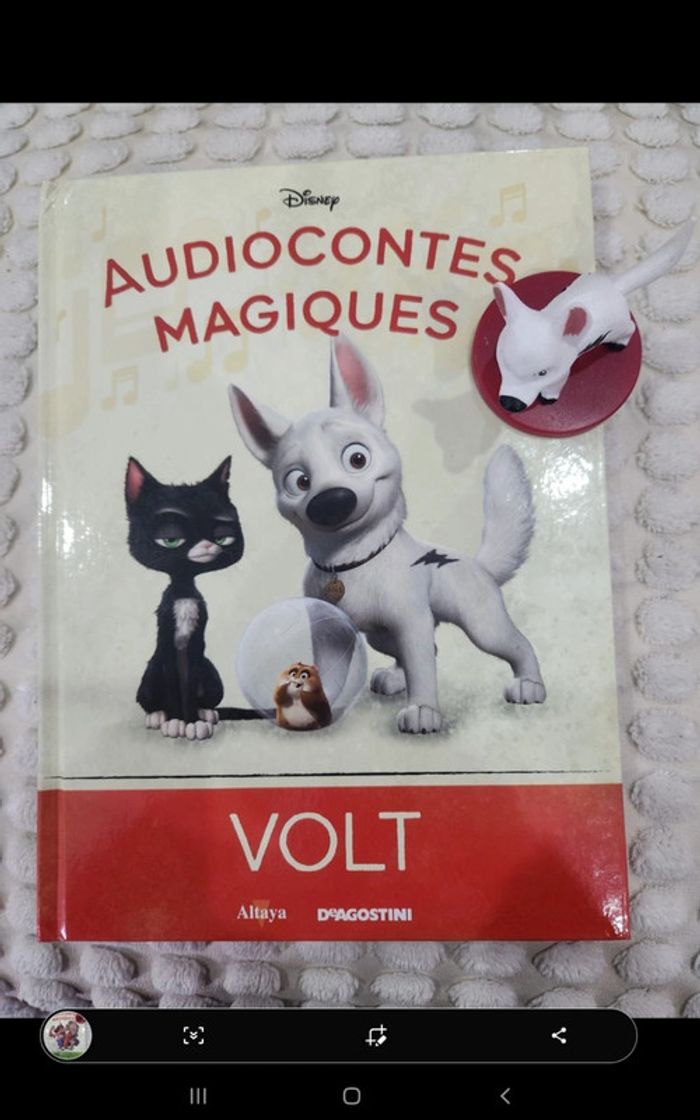 49ēme audioconte magique collection altaya deagostini livre et figurine disney audio conte
