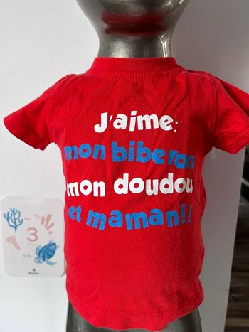 Tee shirt 3 mois