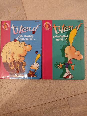 Lot de 2 livres Titeuf