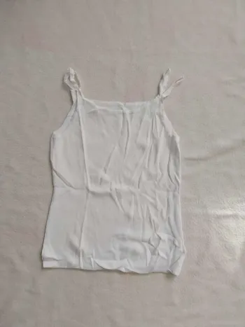Haut blanc petite bretelle T36/38