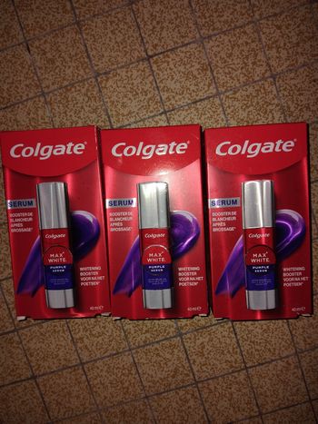 Serum blancheur colgate