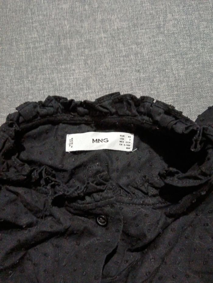 C62 blouse noir Mango XS - photo numéro 3